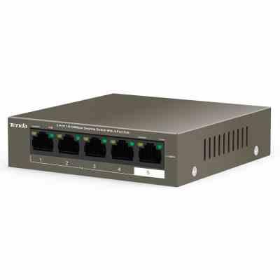 سوئیچ 4پورت POE و 5پورت MBPS تندا مدل TEF1105P-4-63W