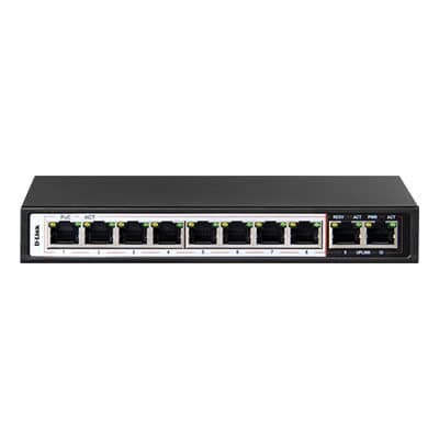 سوئیچ 10پورت دی لینک مدل DES-F1010P/E